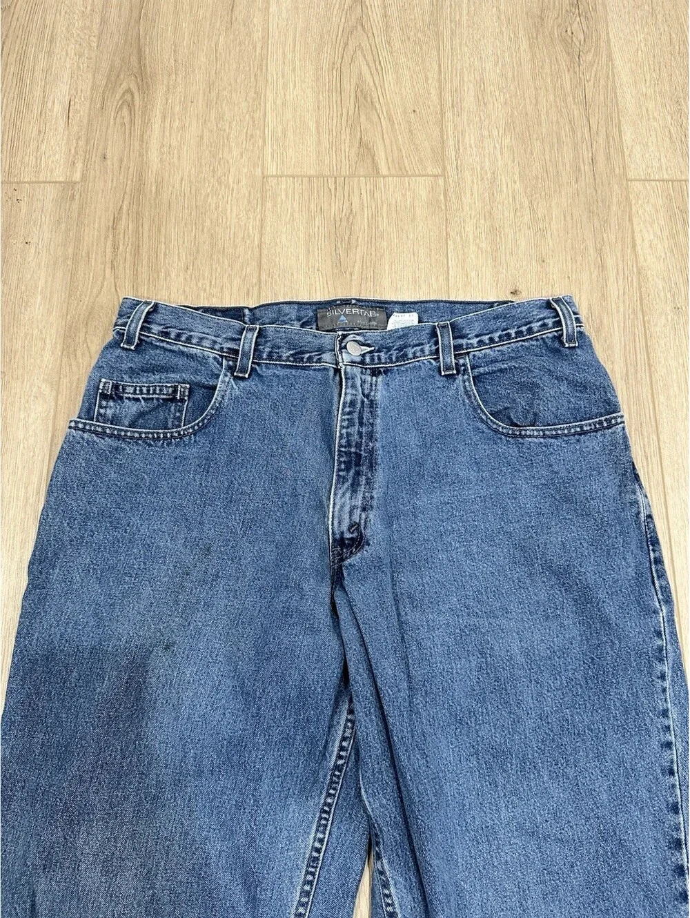 Vintage 90s Y2K Levi's Silvertab Baggy Loose Denim Jeans Men's Size 36x30.